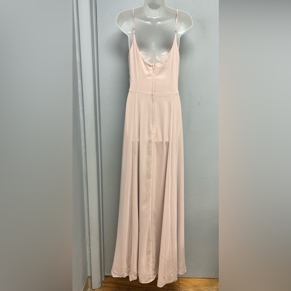 Celebrate DB Studio Dusty Pink Cowl Neck Maxi Dress – Size 12 - Picture 5 of 15
